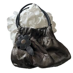 Brighton Gray Shoulder Bag Handbag